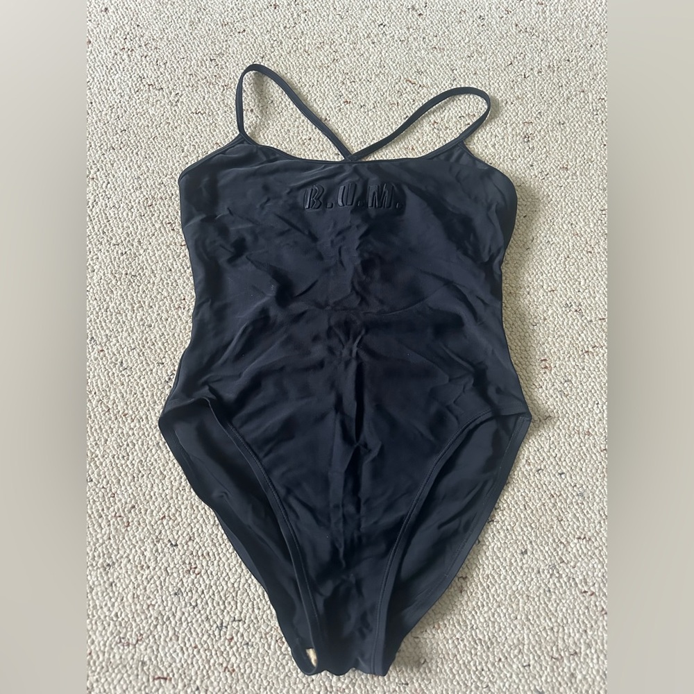 B.O.A.S Women's Black One Piece Swimsuit